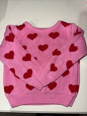 Little Sleepies Play Heart Knit Sweater